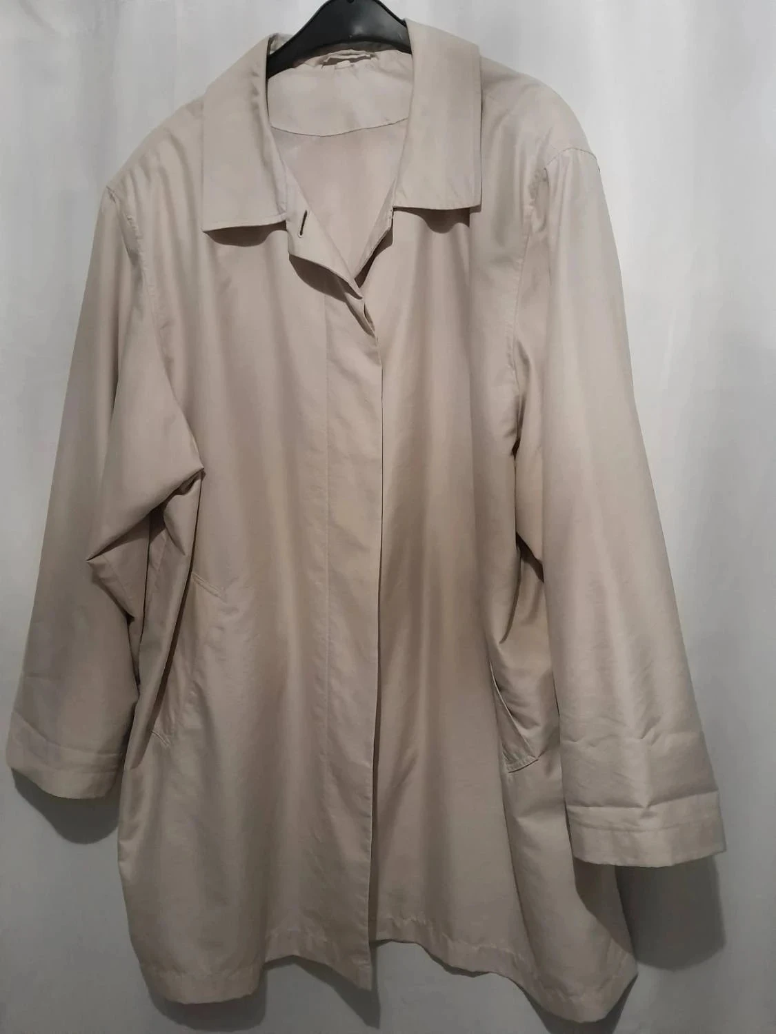 Imperméable pour femme,couleur crème, taille 52
